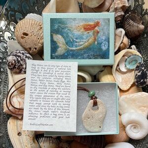 Mermaid Stone Pendant Necklace